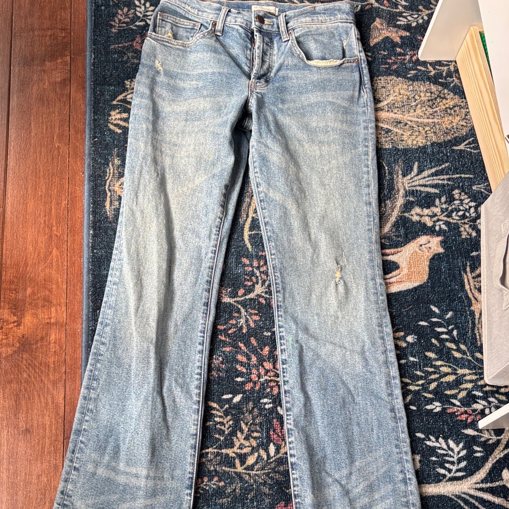 Oliver Logan Stanley Bootcut Distressed Jean